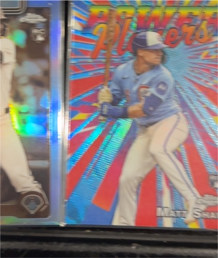 2025 Topps Chrome #76 Javier Sanoja Raywave Refractor — front
