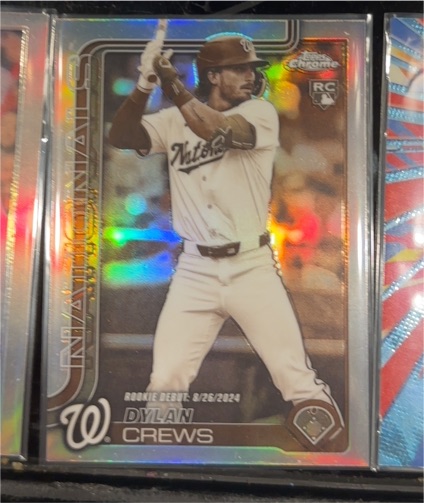2025 Topps Chrome Update #USC190 Dylan Crews — front