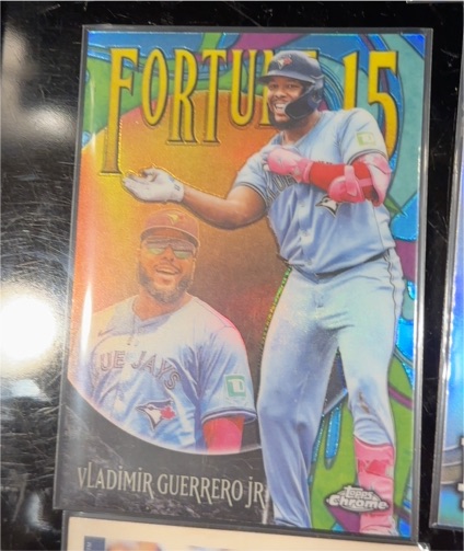 2025 Topps Chrome Update Fortune 15 #F15-7 Vladimir Guerrero Jr. — front