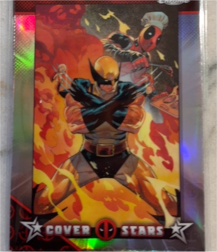 2025 Topps Chrome Deadpool #4 Cover Stars Deadpool & Wolverine — front