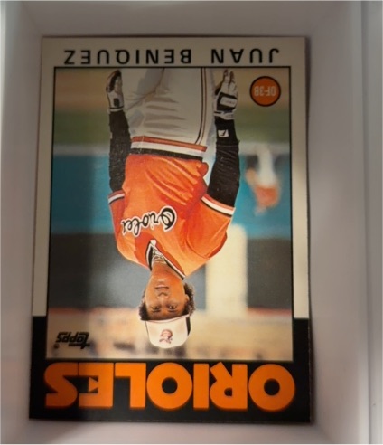 1986 Topps Traded #8T Juan Beniquez — front