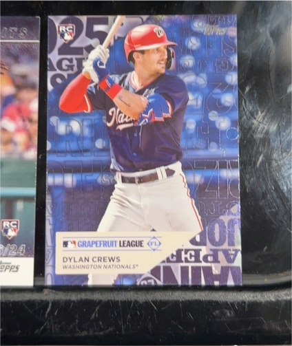 2025 Topps Series 1 Training Grounds #TG-20 Dylan Crews — front