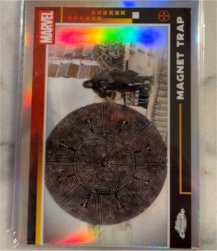 2025 Topps Chrome Deadpool #70 Magnet Trap — front
