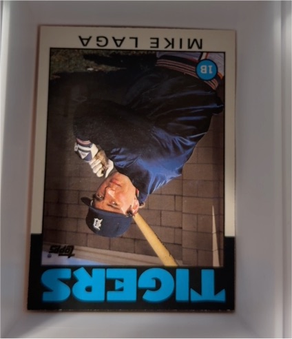 1986 Topps Traded #59T Mike Laga — front