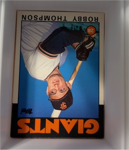 1986 Topps Traded #113T Robby Thompson — front