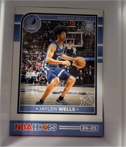 2024-25 Panini Hoops Haunted Hoops #272 Jaylen Wells — front