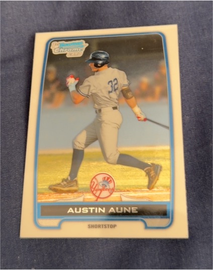 2012 Bowman Chrome Draft #BDPP39 Austin Aune — front