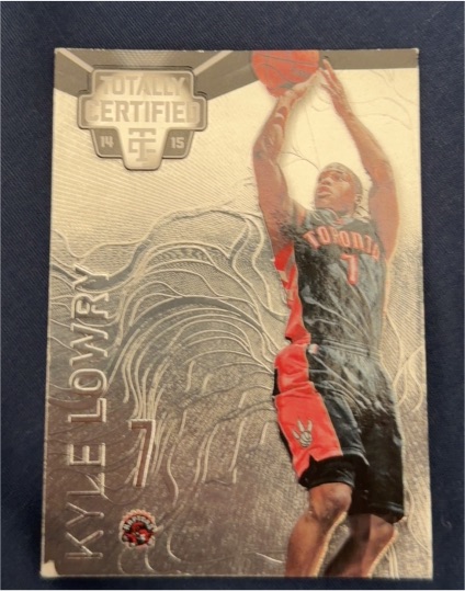 2014-15 Panini Totally Certified #3 Kyle Lowry — front