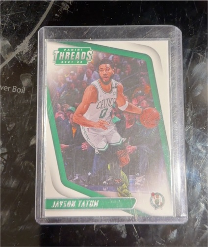 2021-22 Panini Chronicles Threads #96 Jayson Tatum — front