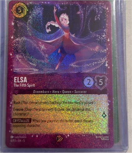 2023 Lorcana #6/P3 Elsa The Fifth Spirit — front
