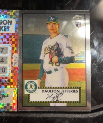 2021 Topps Chrome Platinum Anniversary #72 Daulton Jefferies — front