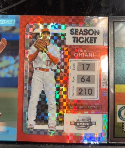 2022 Panini Chronicles Contenders Optic #4 Shohei Ohtani — front
