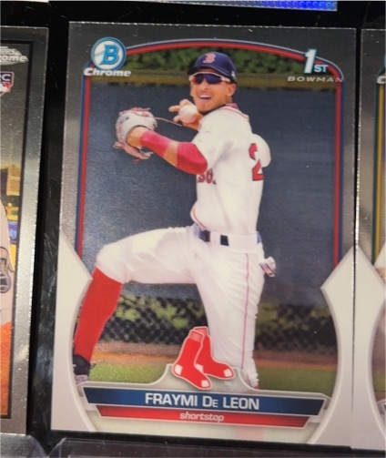 2023 Bowman Chrome #BCP-97 Fraymi De Leon — front