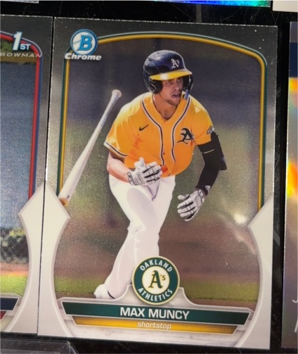 2023 Bowman Chrome #BCP-87 Max Muncy — front