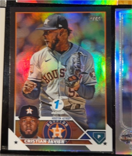 2023 Topps Series 1 #55 Cristian Javier — front