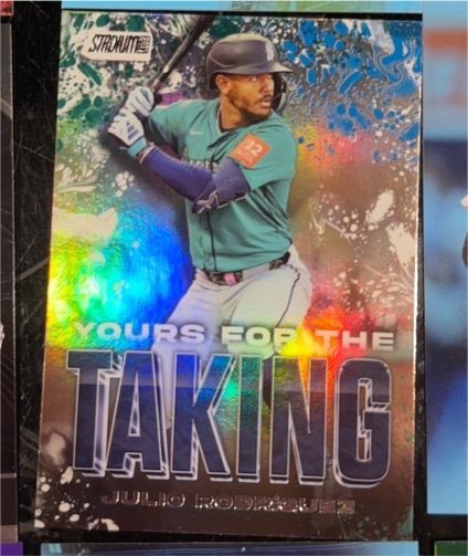 2025 Topps Stadium Club #YK-22 Julio Rodriguez Yours For The Taking — front