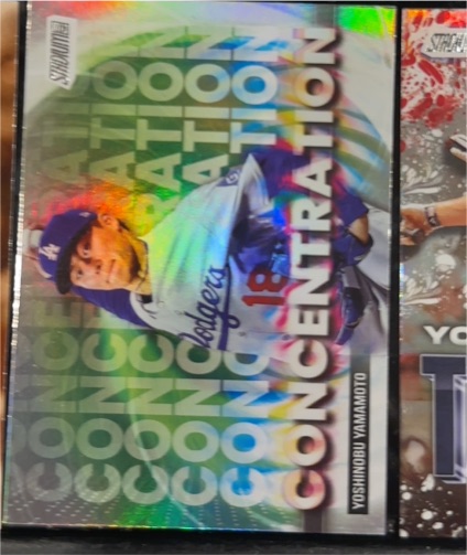 2025 Topps Stadium Club #C-12 Yoshinobu Yamamoto Concentration — front