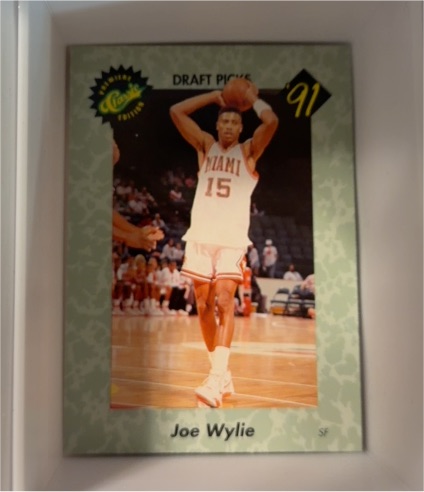 1991 Classic Draft Picks #28 Joe Wylie — front