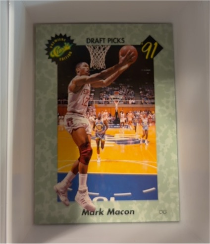 1991 Classic Draft Picks #4 Mark Macon — front