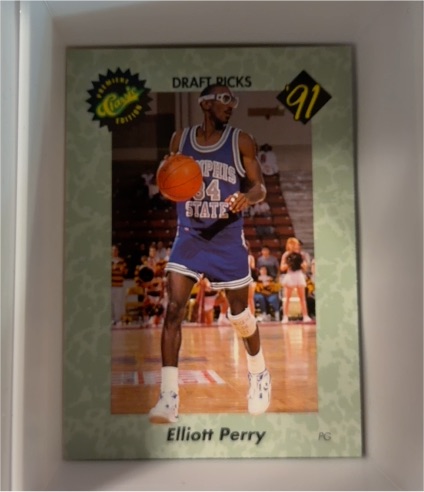 1991 Classic Draft Picks #27 Elliott Perry — front