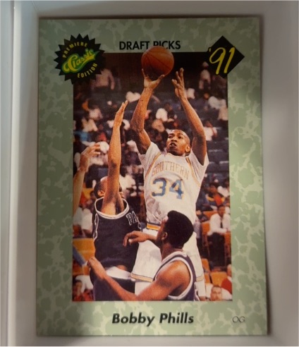 1991 Classic Draft Picks #35 Bobby Phills — front