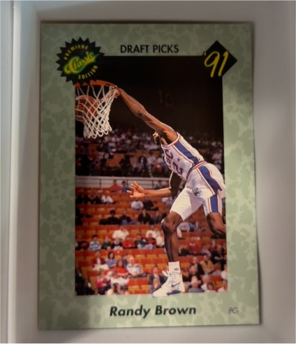 1991 Classic Draft Picks #21 Randy Brown — front