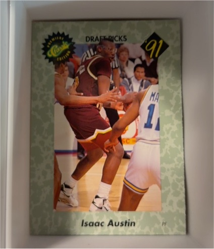 1991 Classic Draft Picks #38 Isaac Austin — front