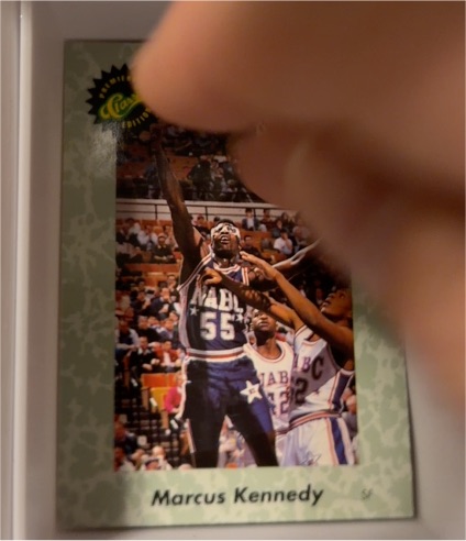 1991 Classic Draft Picks #191 Marcus Kennedy — front
