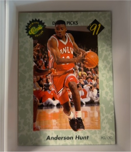 1991 Classic Draft Picks #46 Anderson Hunt — front