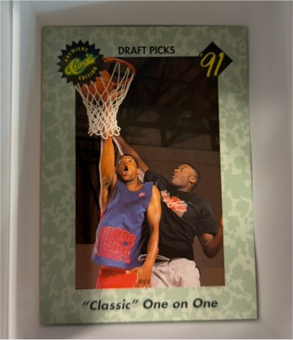 1991 Classic Draft Picks #45 Larry Johnson — front