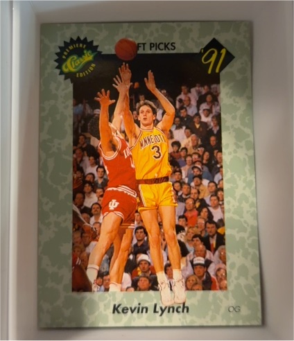 1991 Classic Draft Picks #18 Kevin Lynch — front