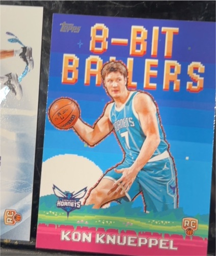 2025 Topps Basketball #8B-34 Kon Knueppel 8-Bit Ballers Rookie Card — front