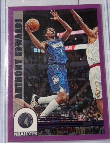 2022-23 Panini NBA Hoops #292 Anthony Edwards — front