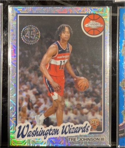 2025-26 Topps Chrome #256 Tre Johnson III — front
