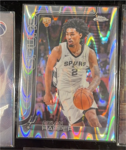 2025-26 Topps Chrome #252 Dylan Harper — front