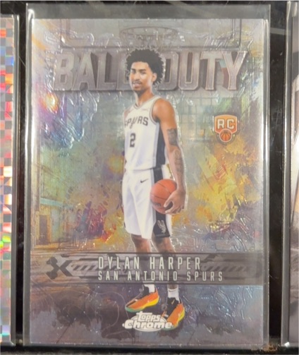 2025-26 Topps Chrome Ball of Duty #BD-22 Dylan Harper — front