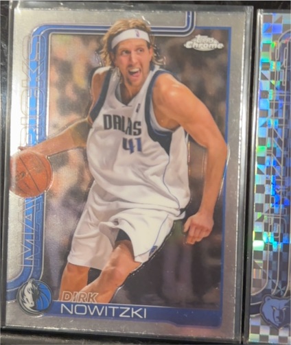 2025-26 Topps Chrome #246 Dirk Nowitzki — front