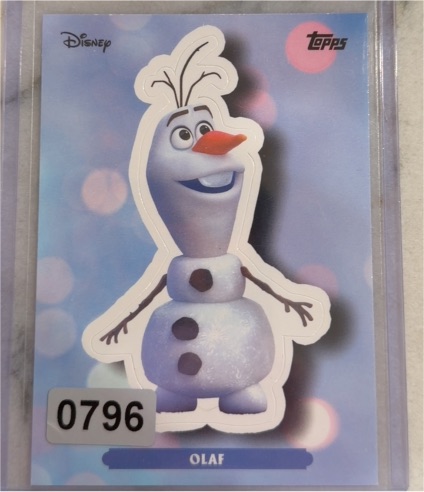 2025 Topps Disney Wonder #ES-20 Olaf Enchanted Sticker — front