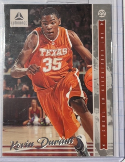 2022 Panini Chronicles Draft Picks Luminance #47 Kevin Durant Texas Longhorns — front
