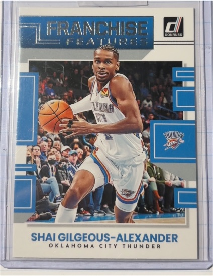 2022-23 Donruss #18 Shai Gilgeous-Alexander Franchise Features — front