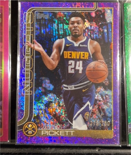 2025-26 Topps #107 Jalen Pickett — front
