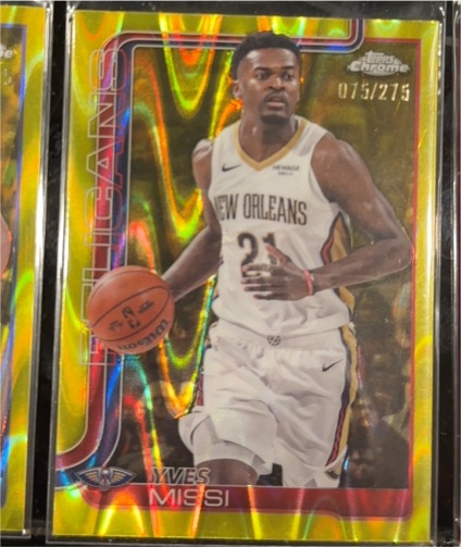 2025-26 Topps Chrome #102 Yves Missi — front