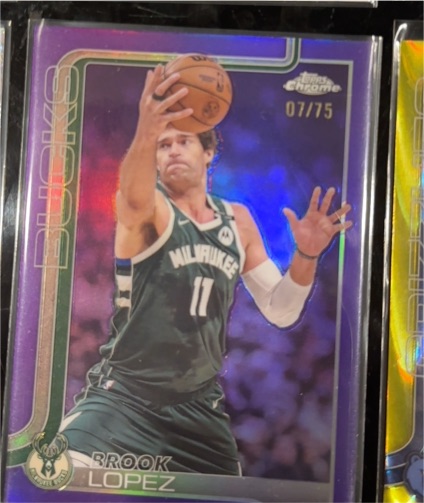 2025-26 Topps Chrome #159 Brook Lopez — front