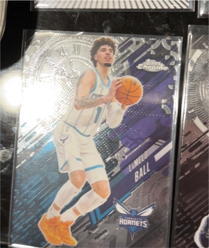 2025 Topps Chrome Go Time #GT-1 LaMelo Ball — front