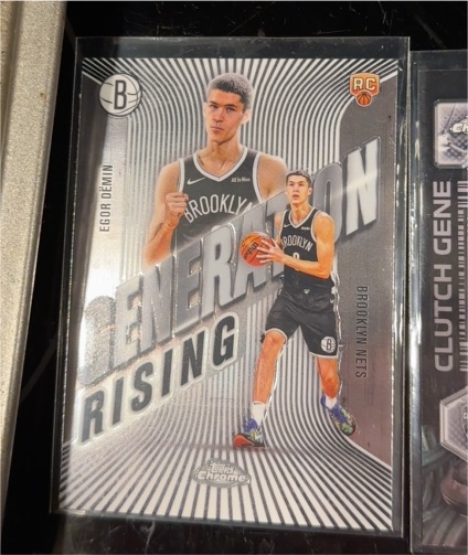 2025-26 Topps Chrome #GR-15 Egor Demin Generation Rising — front