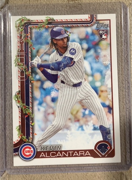 2025 Topps Holiday #H109 Kevin Alcantara — front