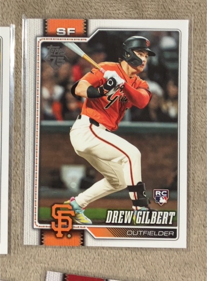 2026 Topps Series 1 #155 Drew Gilbert — front