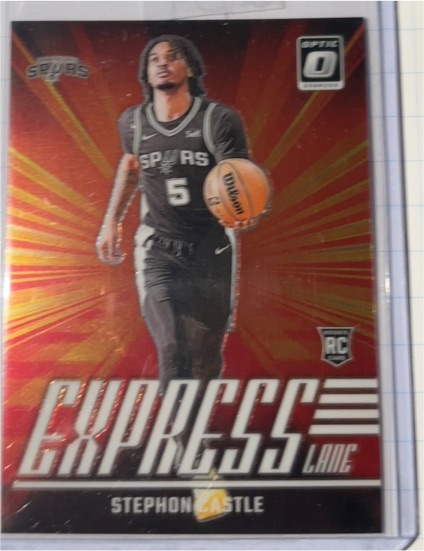 2024-25 Panini Donruss Optic #1 Stephon Castle Express Lane — front