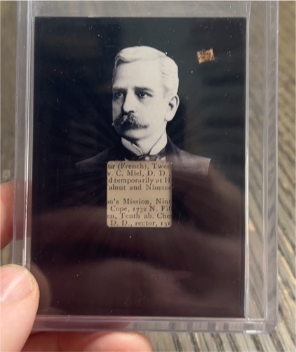 2025 Pieces of the Past Relic Card Unknown Man — front