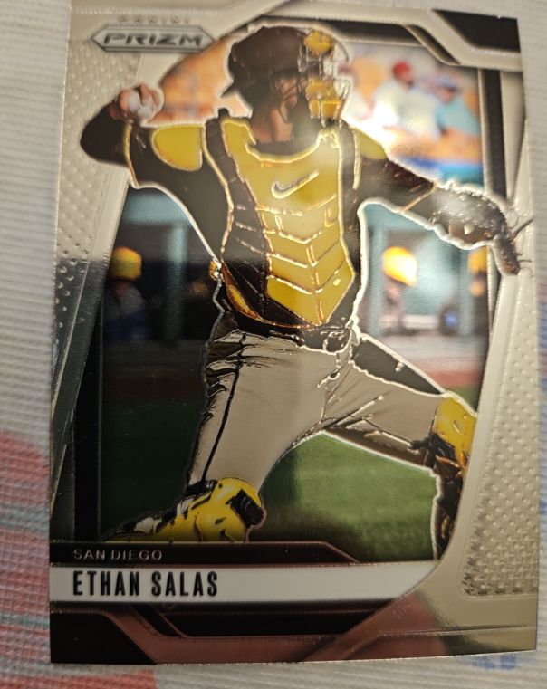 2025 Panini Prizm #299 Ethan Salas — front